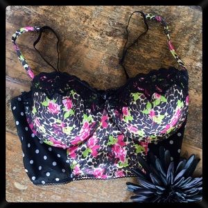 BUSTIER CORSET BRA 36B